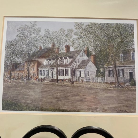 Caesar Monturano Other - Caesar Monturano The Raleigh Tavern Williamsburg Virginia 8 X 10 Matted Print
